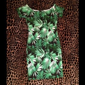 Forever21 leaf dress