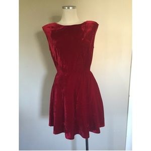 || NEW || Red Velvet Cocktail Dress