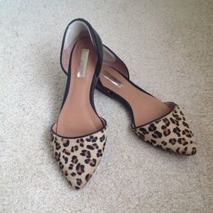Cheetah print flats
