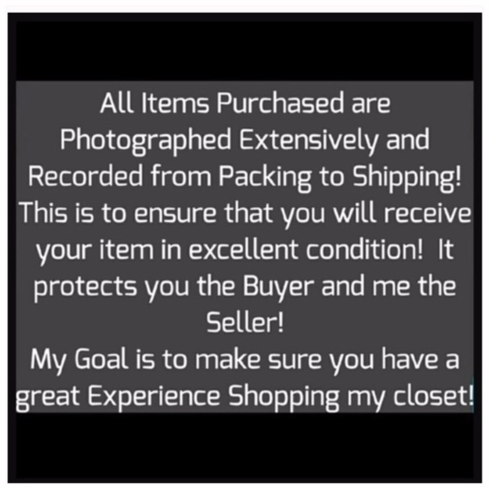 Not selling!!! Just a note for other poshers!