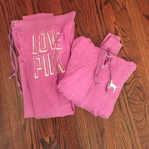 Purple vs sweat suit