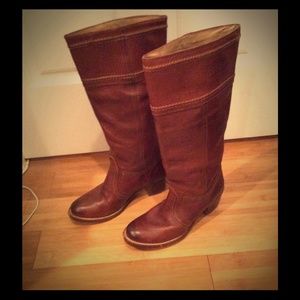 Frye Jane Boot Redwood Color