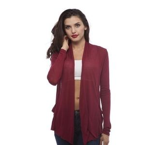 Light weight  Burgundy Cardi Shrug