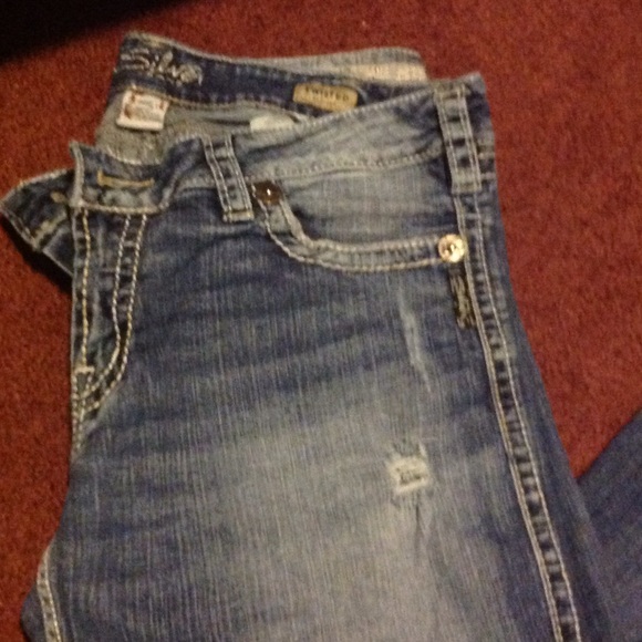 Silver jeans