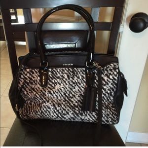 Donegal print coach hand bag.