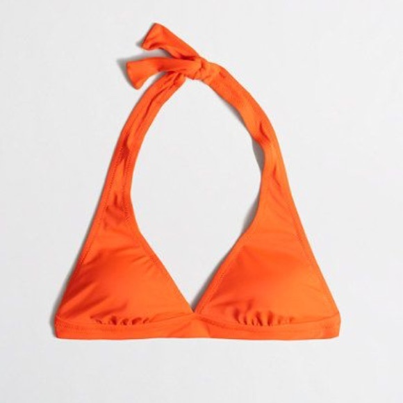 💋DONATED💋J Crew Orange Bikini Top & Bottom - Picture 2 of 3