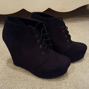 Black ankle boots