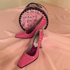 Pink Bebe Heels 🌷