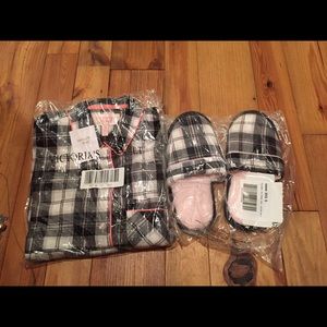 Victoria Secret Pajama Set with Slippers