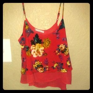 Summer Floral Spaghetti Strap