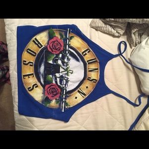 Guns n Roses crop top
