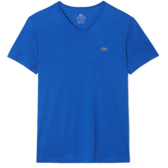 NWT Men's Lacoste V-Neck Shirt, Size 8