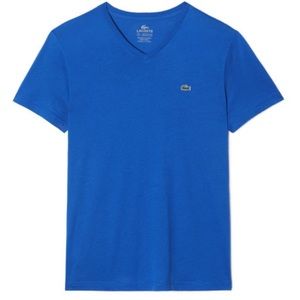 NWT Men's Lacoste V-Neck Shirt, Size 8