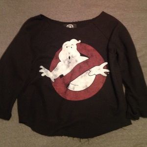 Ghostbusters crop sweater