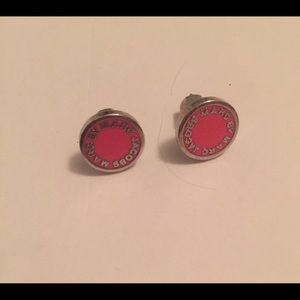 Marc Jacobs Stamped Logo Earrings