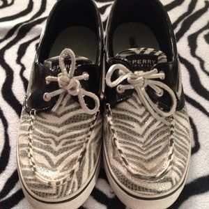 Zebra Print Sperry Top-Sider boat shoe