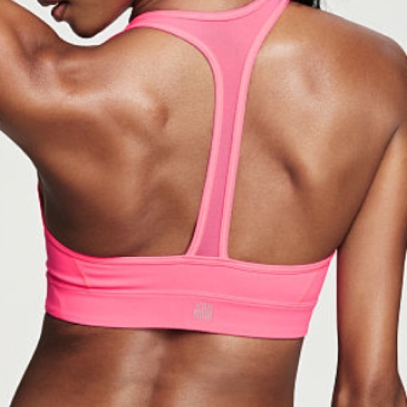 Hot pink The Player Cami sport bra