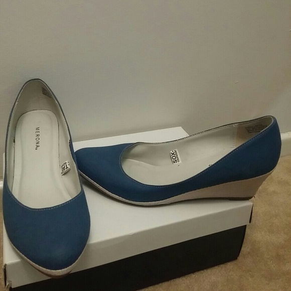 Merona Blue Wedges