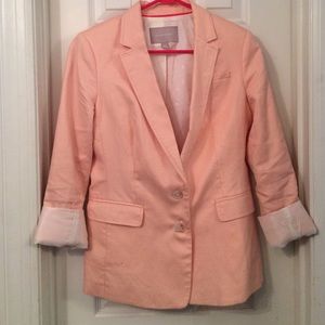 Peach Banana Republic Blazer