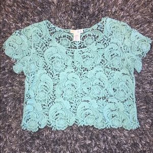 Crochet crop top