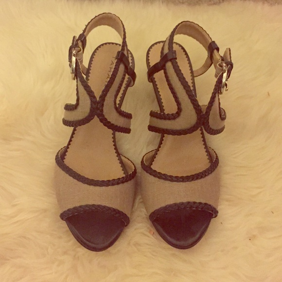 Strappy open-toed heels