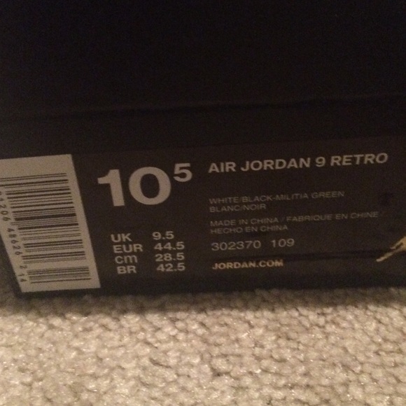 Jordan retro 9 "statue" - Picture 4 of 4