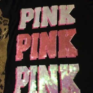 Sequence black blouse by Victoria secret