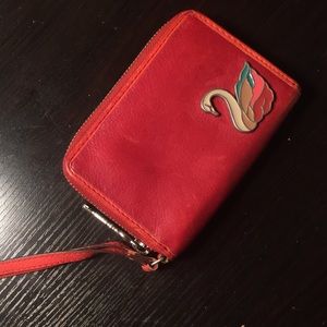 Fossil swan wallet