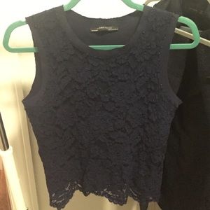 Royal Blue Lacs Zara Top