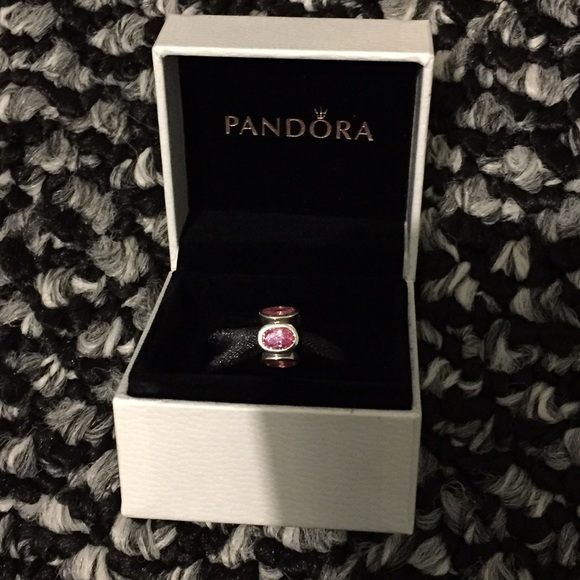 Authentic pink pandora charm