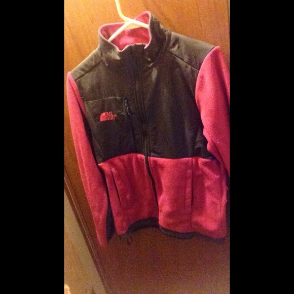 Pink and Grey North Face