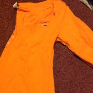 Bright orange hollister shirt
