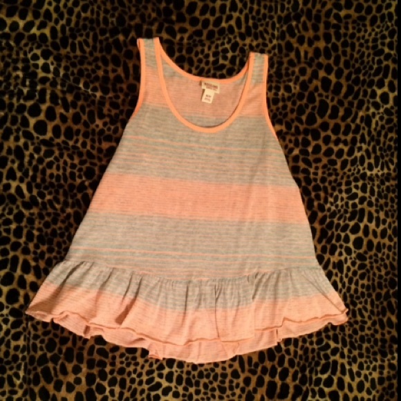 Hi Lo cropped tank