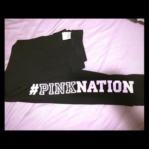 PRICE DROP. Pink leggings NWOT