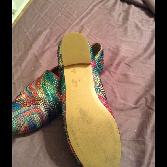 Sparkly flats. SOLD ON ANOTHER SITE. - Picture 3 of 3