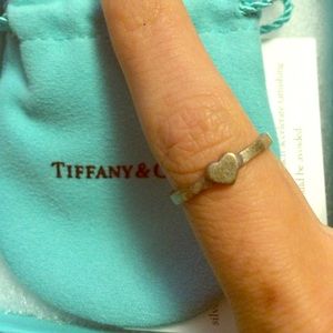 Tiffany tiny heart ring!