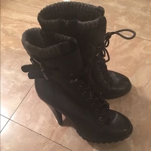 Aldo heel combat boots**Make offers