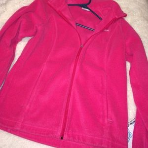 Dark pink Columbia jacket