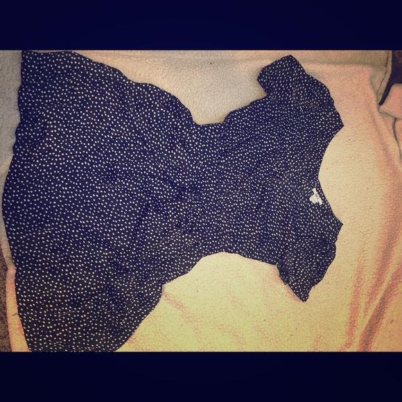 Silk polka dot black and white dress