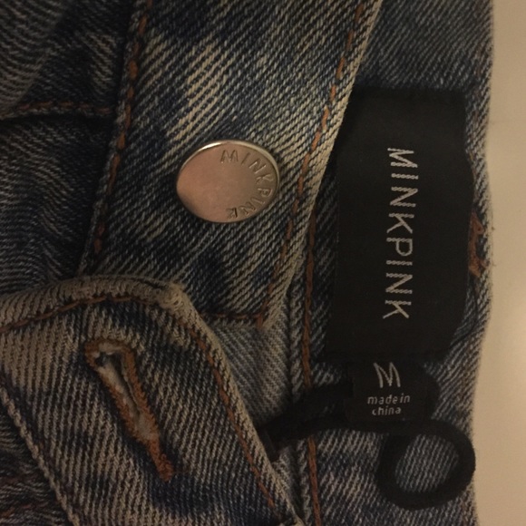 SOLD Nasty Gal high waisted distressed shorts - Picture 2 of 3