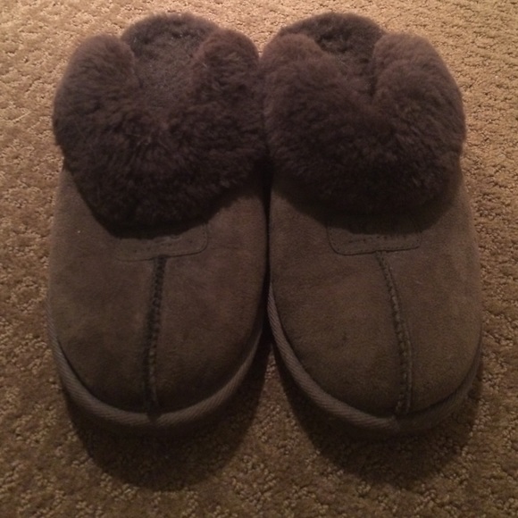 Brown Ugg slippers