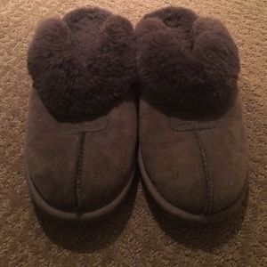 Brown Ugg slippers