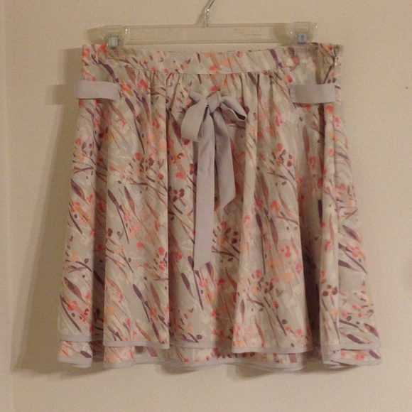 Cream Flirty Lauren Conrad Skirt