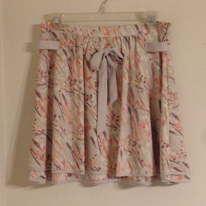 Cream Flirty Lauren Conrad Skirt