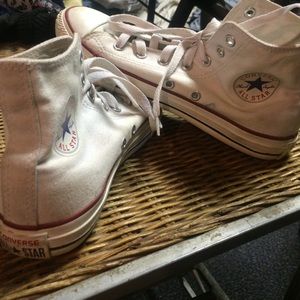 White high top converse