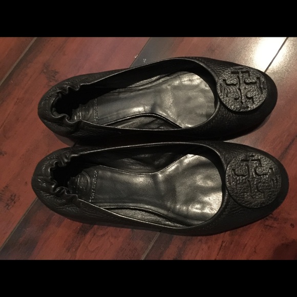 Tory Burch Reva leather ballet flats