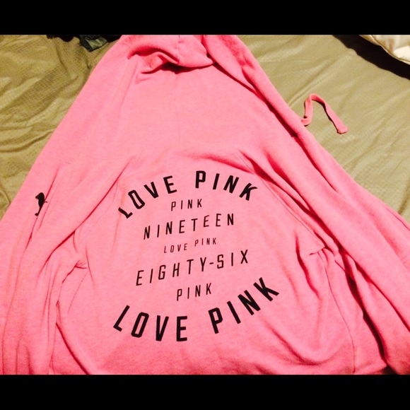 PRICE DROP. VS pink zip hoodie