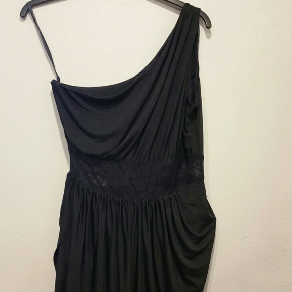 One Shoulder See Through Torso