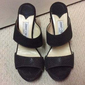 Jimmy Cho platform shoe