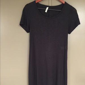 Long tunic high split top
